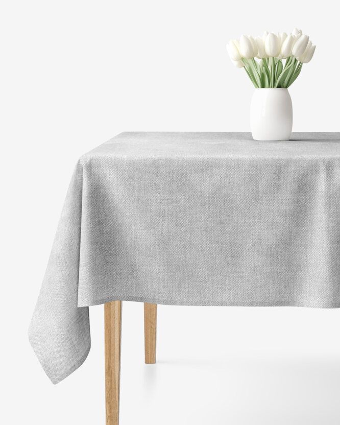 Hoekig tafelkleed Malaga - grijs