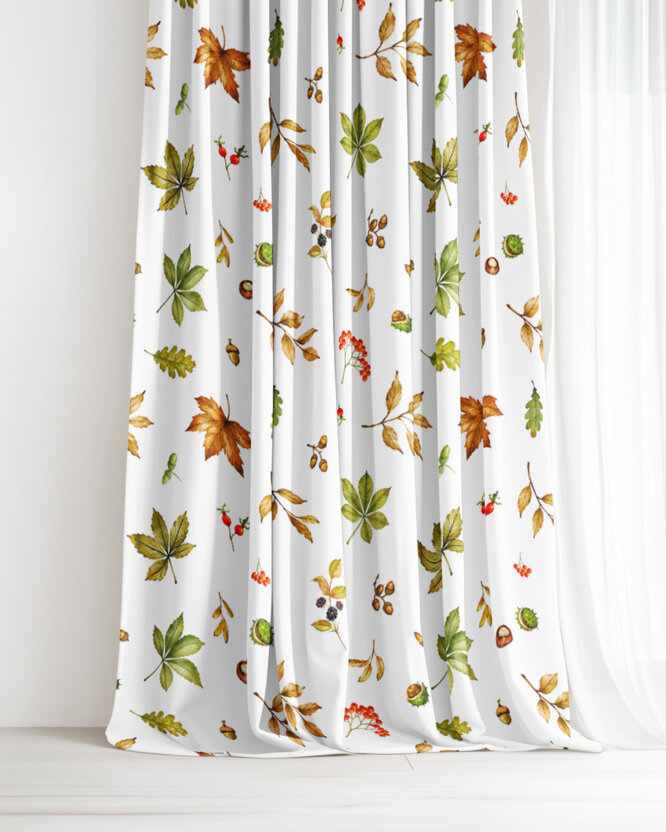 Decoratief gordijn Luca - Herfstmagie