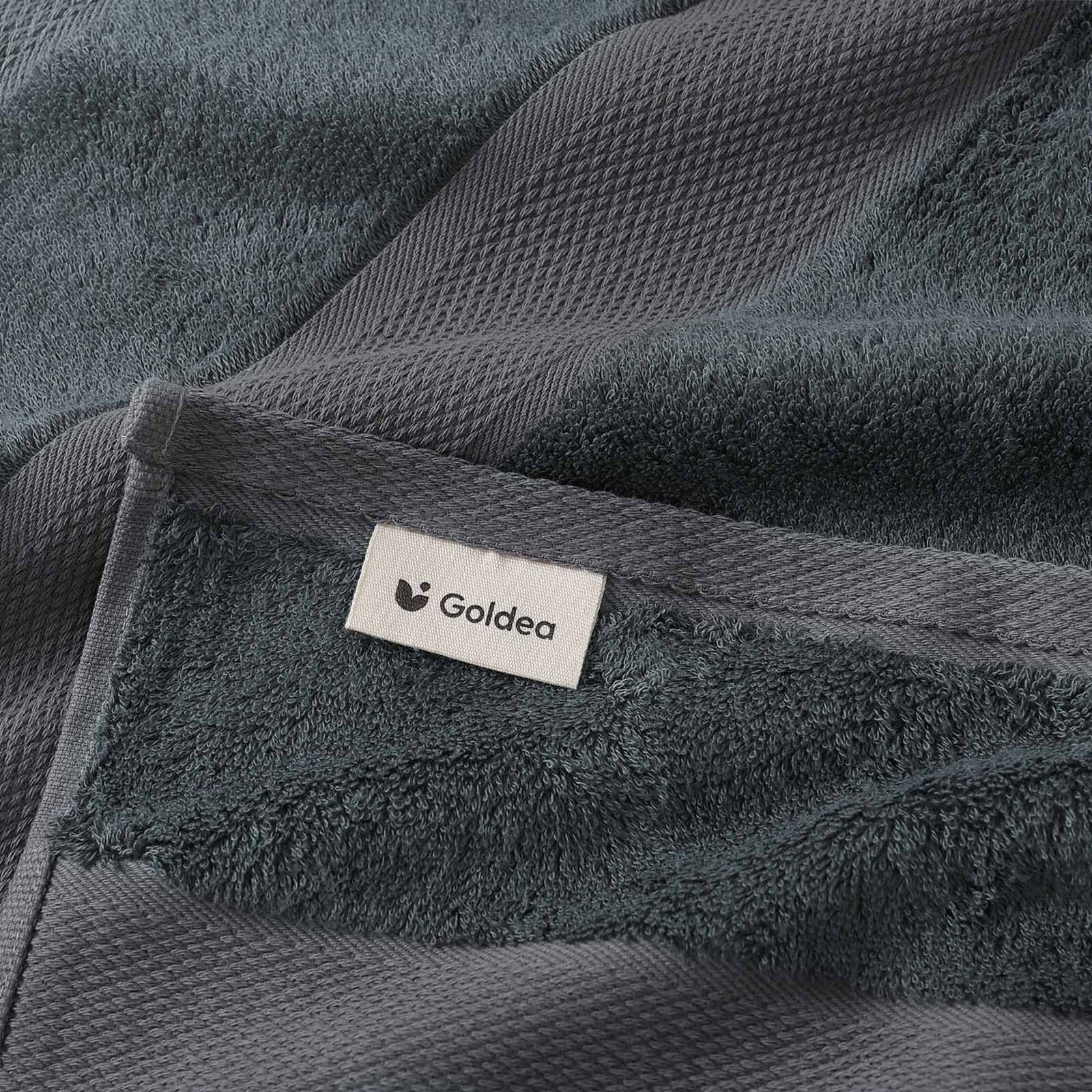 Bamboe handdoek/badhanddoek - antraciet