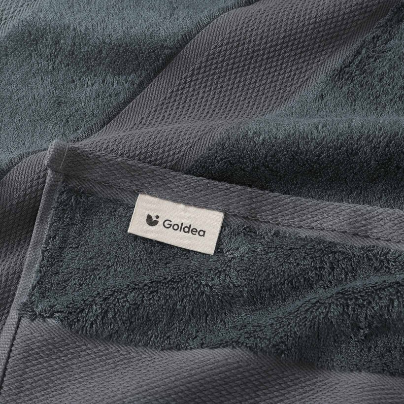 Bamboe handdoek/badhanddoek - antraciet
