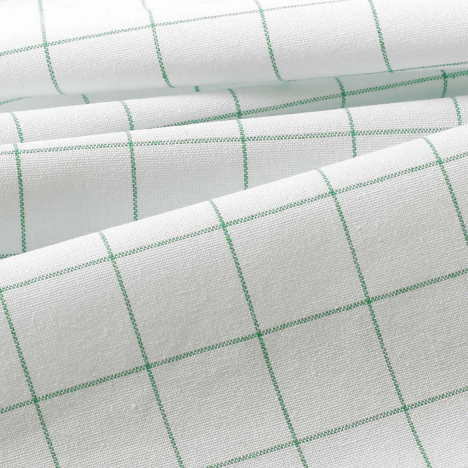 Keuken katoenen theedoek - Groene streepjes