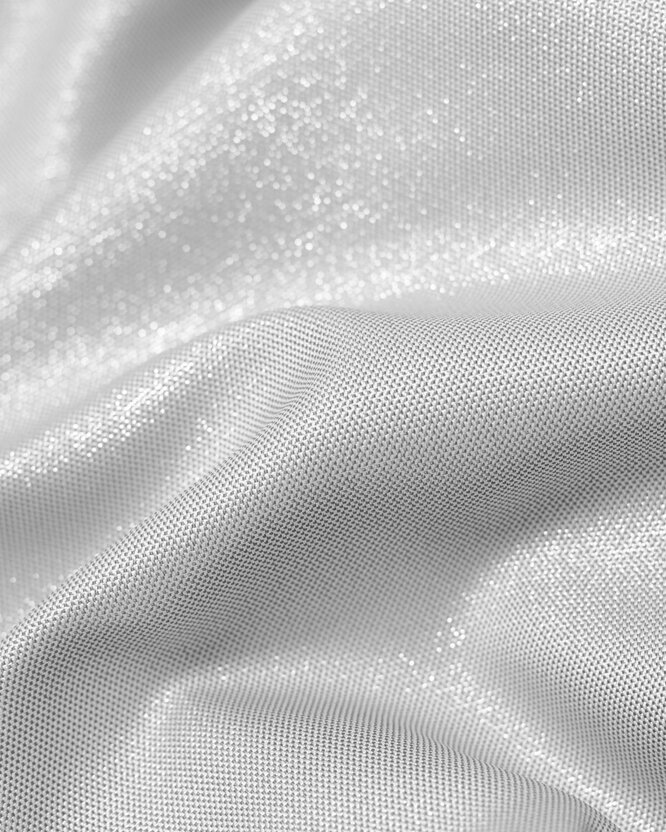 Exclusieve placemat voor de tafel - zilver met glitters - set 2st