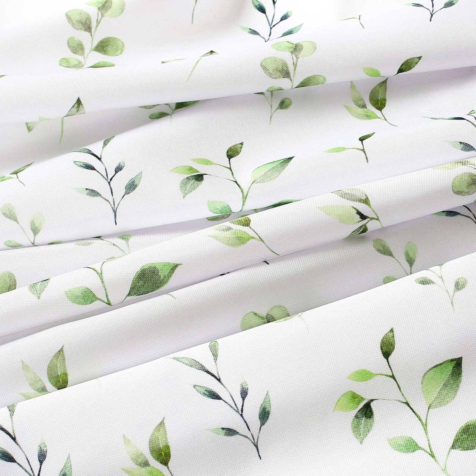 Ovaal teflon tafelkleed - Eucalyptus blaadjes