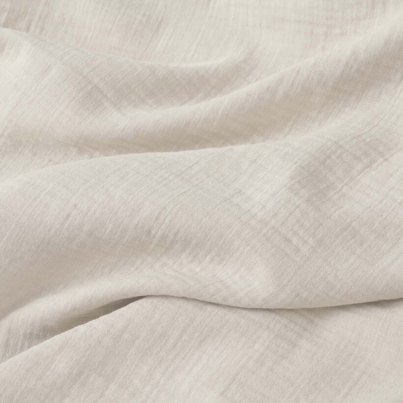 Mousseline stof - naturel