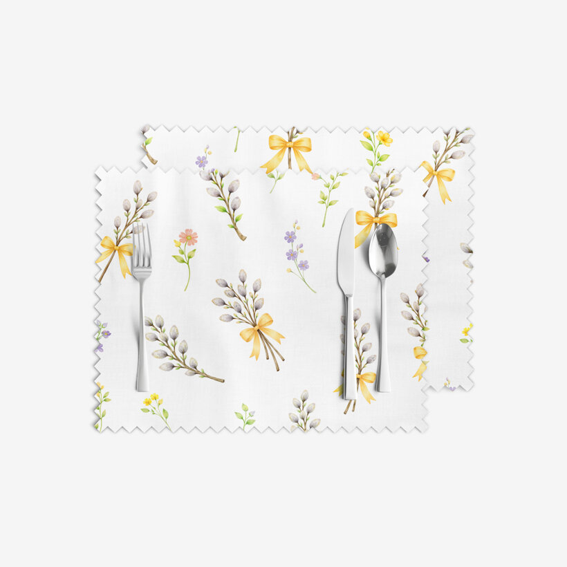 Lente tafelplacemat teflon - Katjes - set 2 stuks