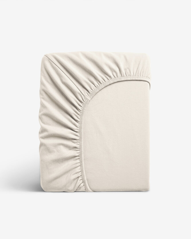 Bamboe elastisch laken - naturel beige