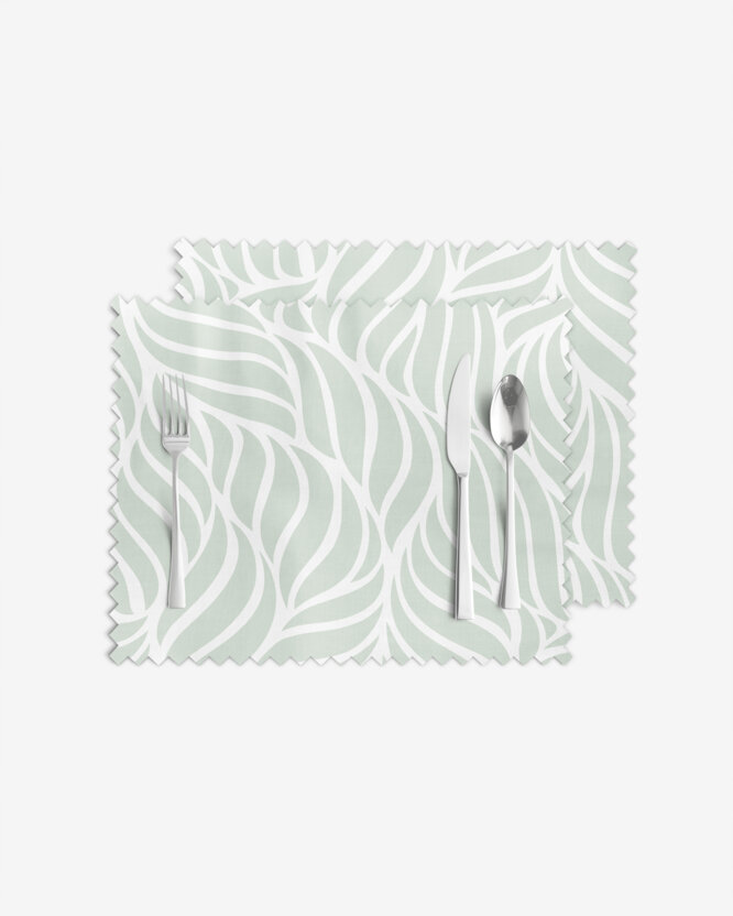 Tafelplacemat teflon - Salie lijnen - set 2 stuks