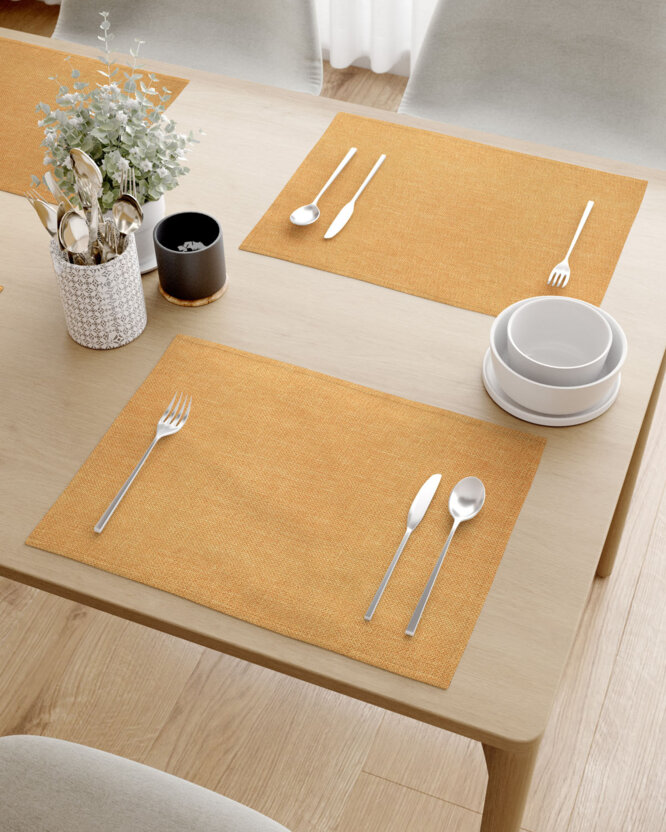 Tafelplacemat Peru - goud - set 2 stuks