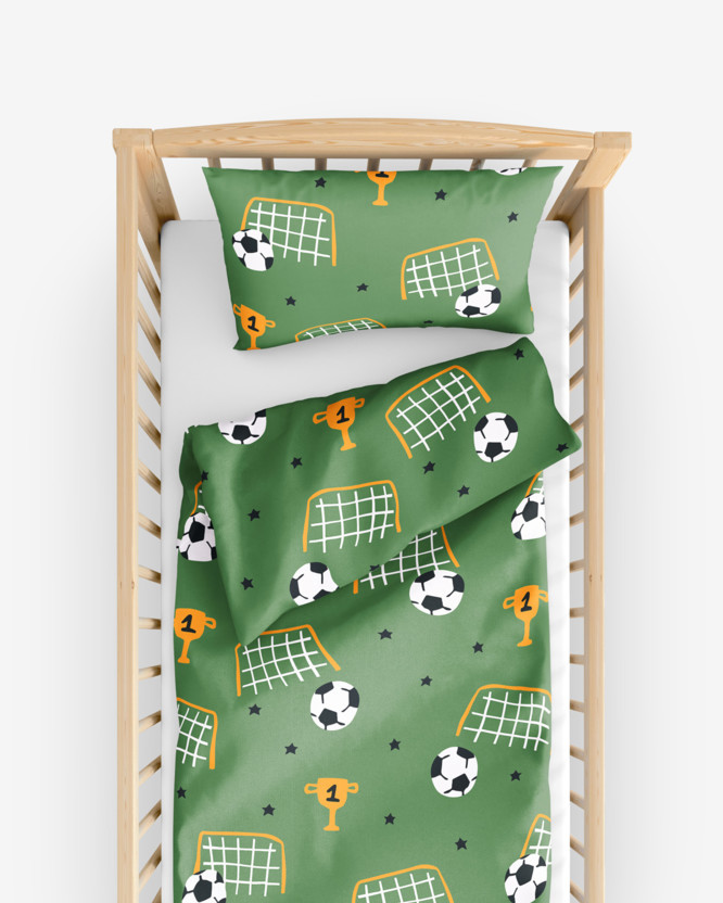 Katoenen beddengoed voor het ledikantje - Voetbalwereld