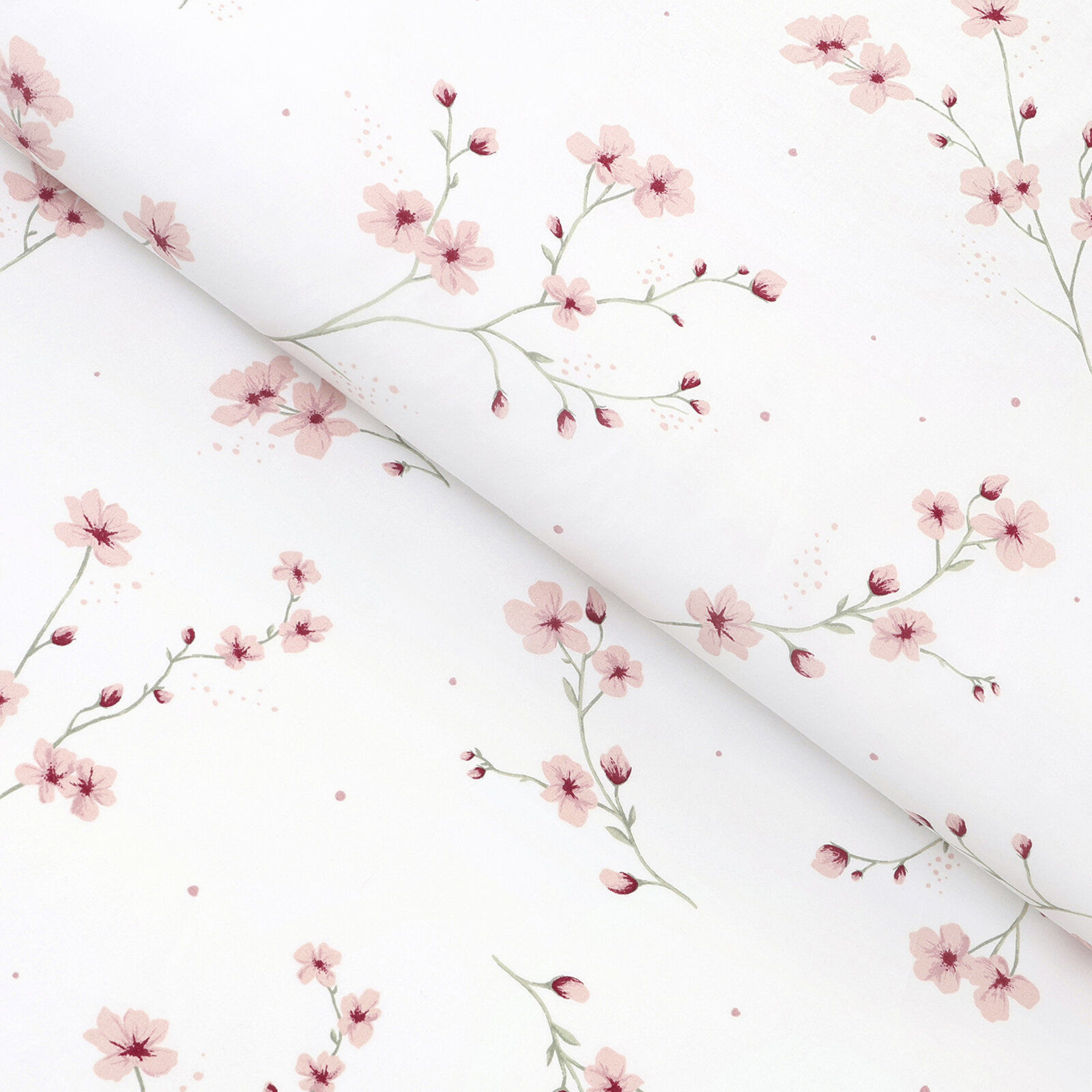 Katoen renforcé - Bloeiende sakura's