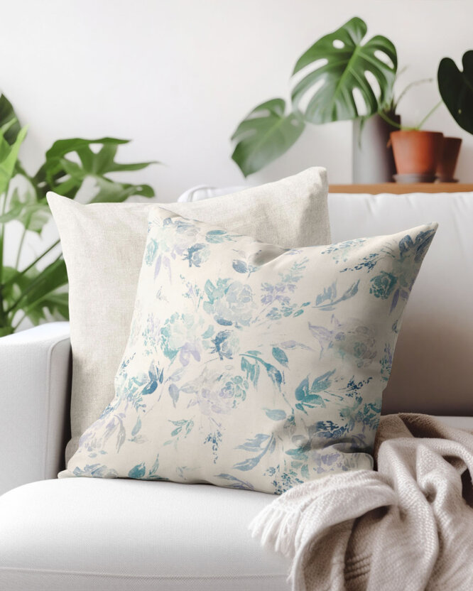 Sierkussensloop Valencia - Plantenprints