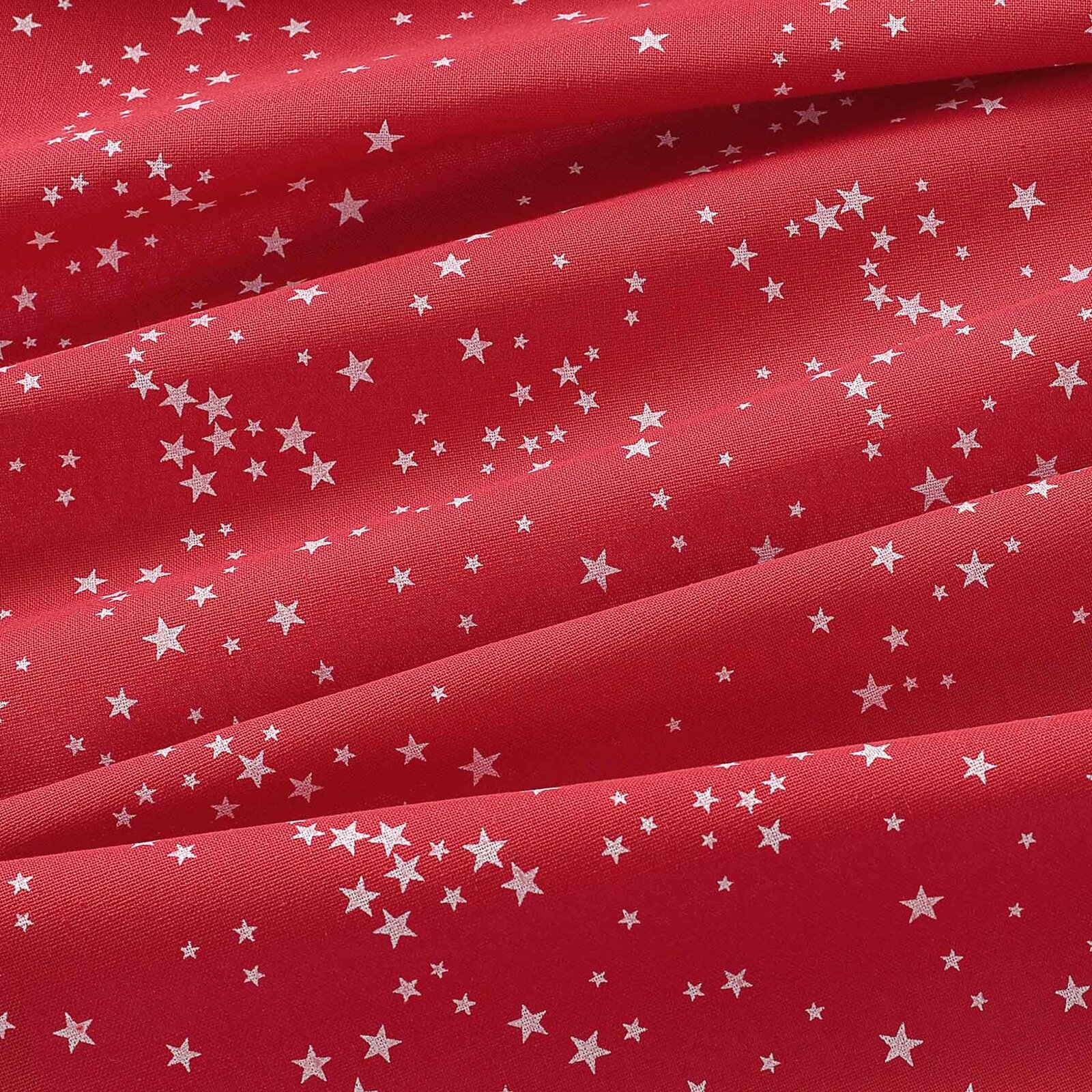 Decoratieve kussensloop Valencia - Sterretjes op rood