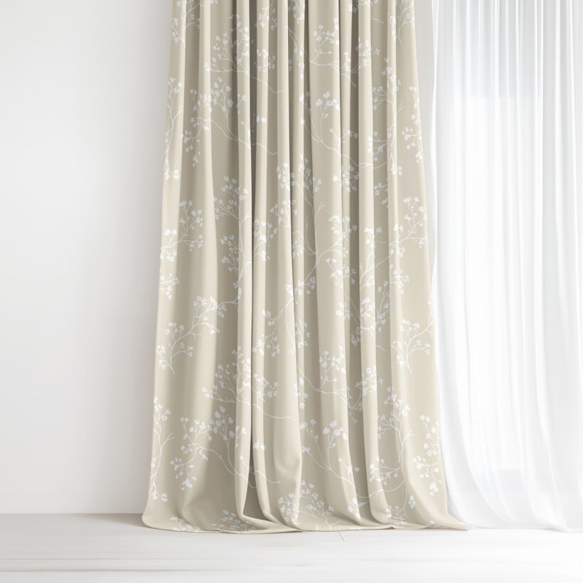 Decoratief gordijn Luca - Klimplanten