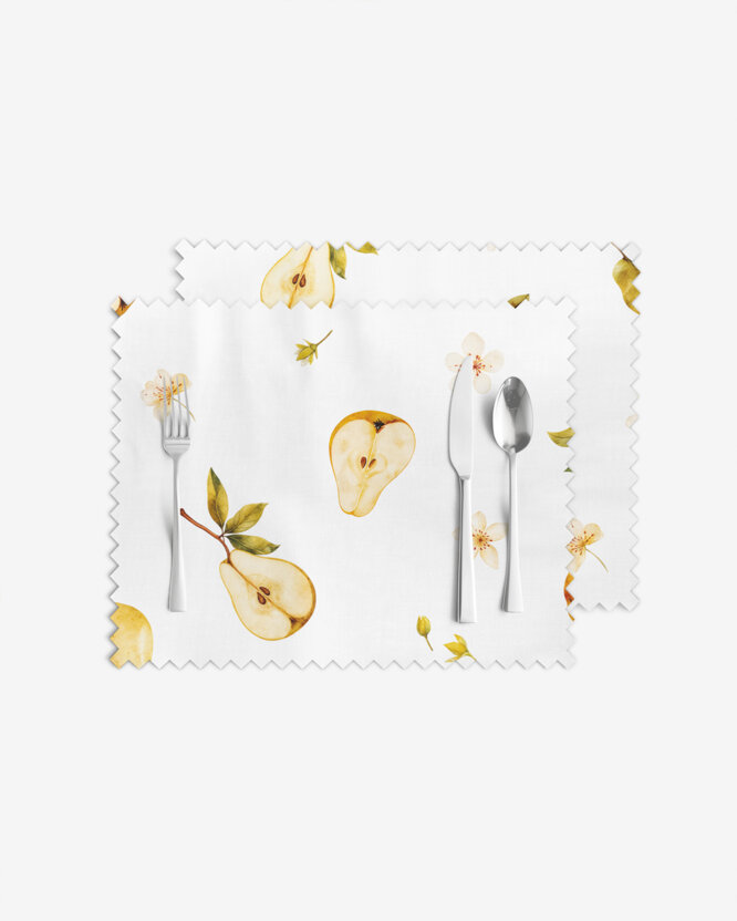 Teflon tafelplacemat - Perenboomgaard - set 2st