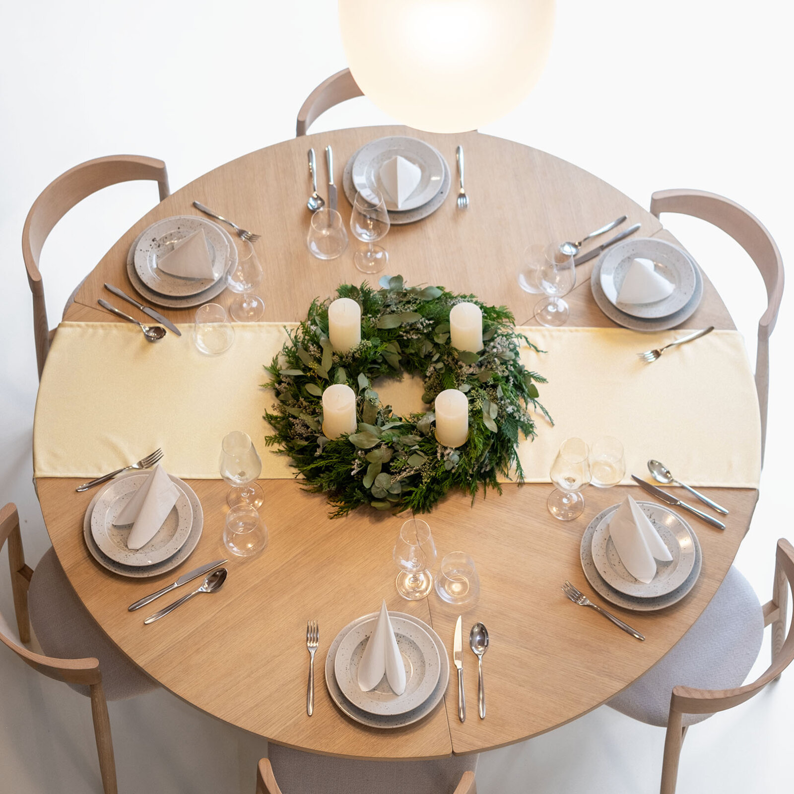 Exclusieve tafelloper - goud met glitters