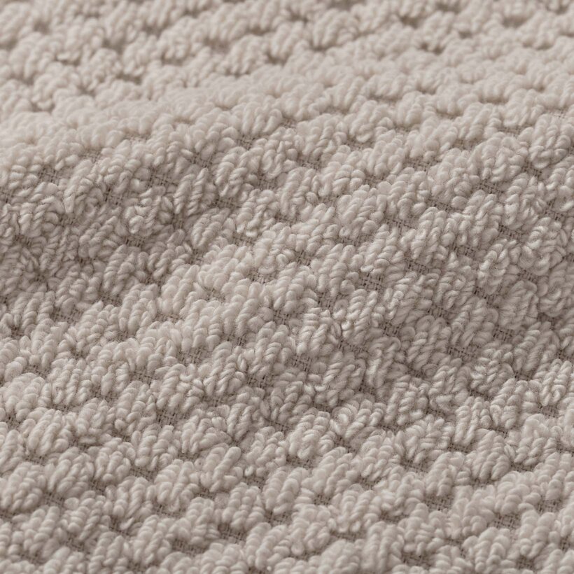 Katoenen badstof handdoek / badhanddoek Micro Pure - grijsbruin