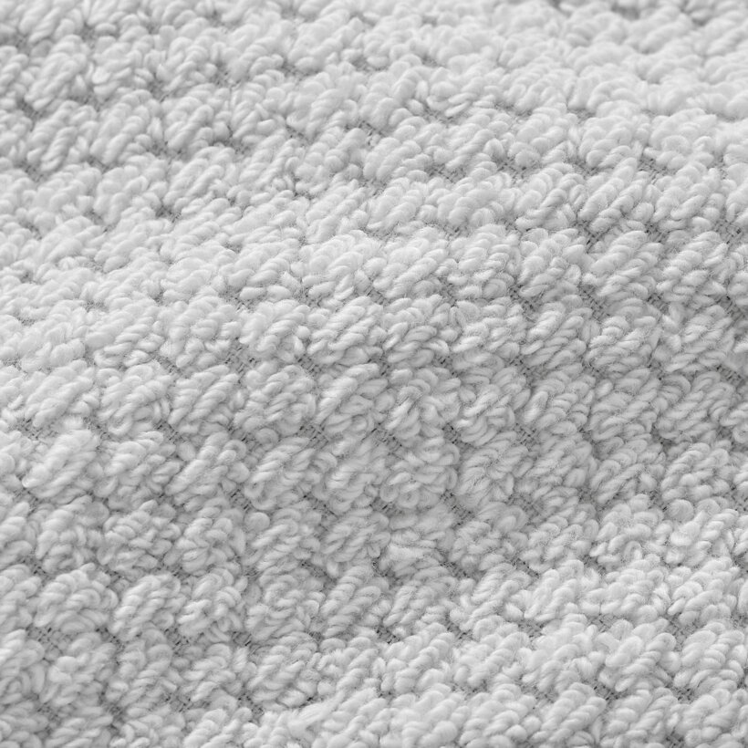 Katoenen badstof handdoek / badhanddoek Micro Pure - lichtgrijs