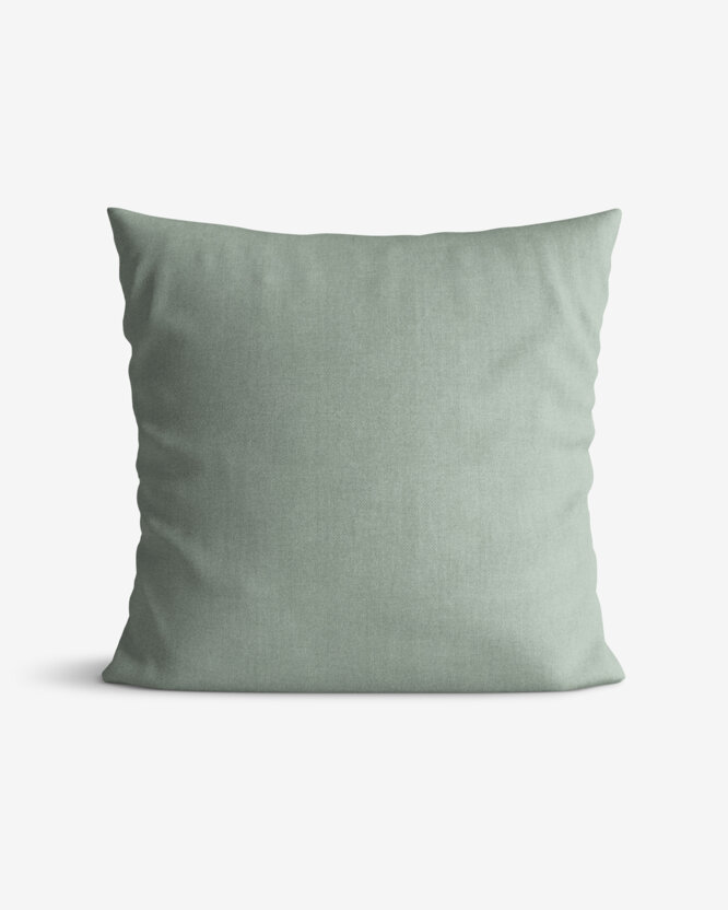 Decoratieve kussensloop Marbella - saliegroen