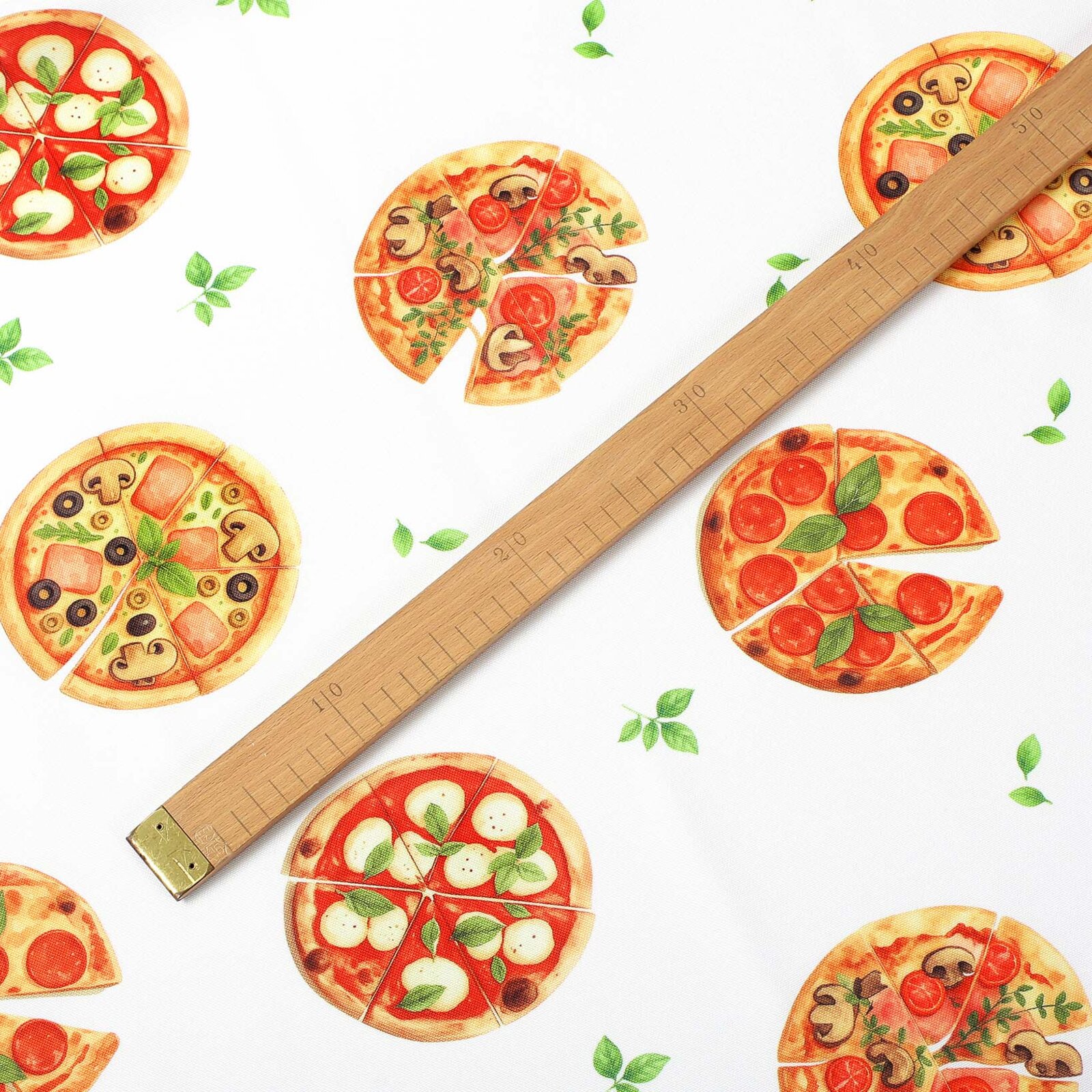 Tafelstof met tefloncoating - Heerlijke pizza