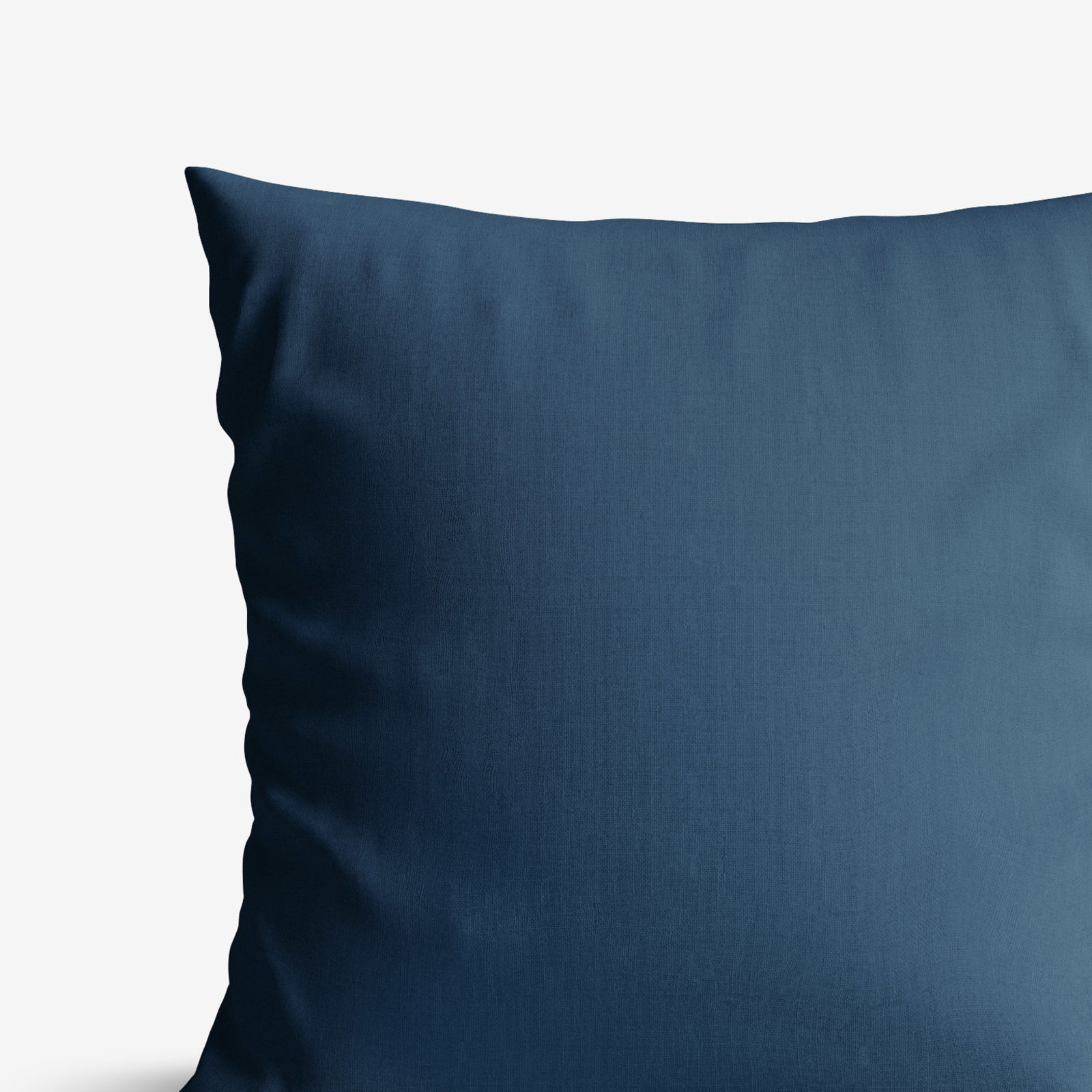 Katoenen kussensloop - marineblauw