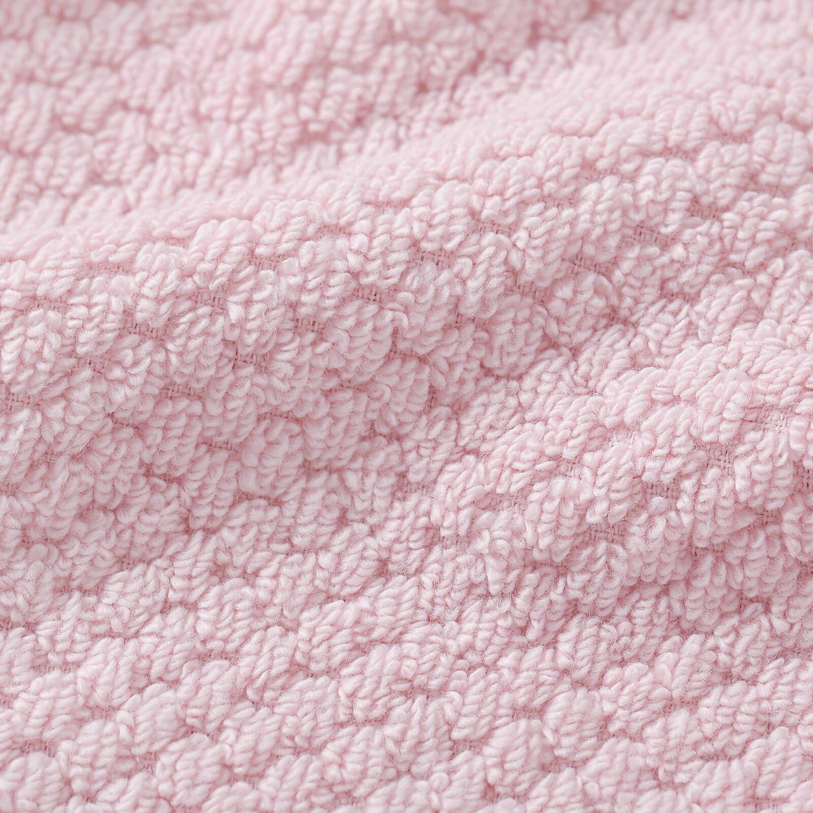 Katoenen badstof handdoek / badhanddoek Micro Pure - pastelroze