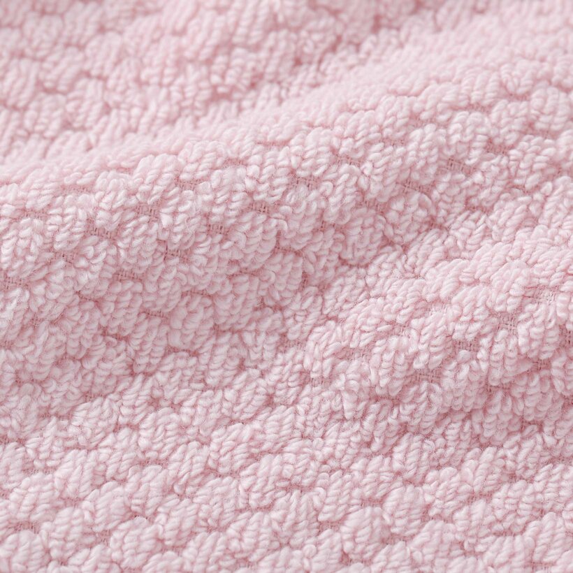 Katoenen badstof handdoek / badhanddoek Micro Pure - pastelroze