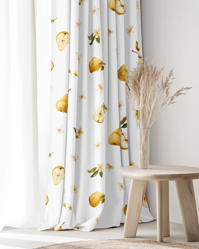 Decoratief gordijn Luca - Perenboomgaard