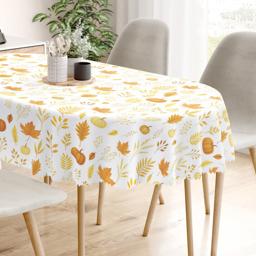 Ovaal teflon tafelkleed - Geur van de herfst