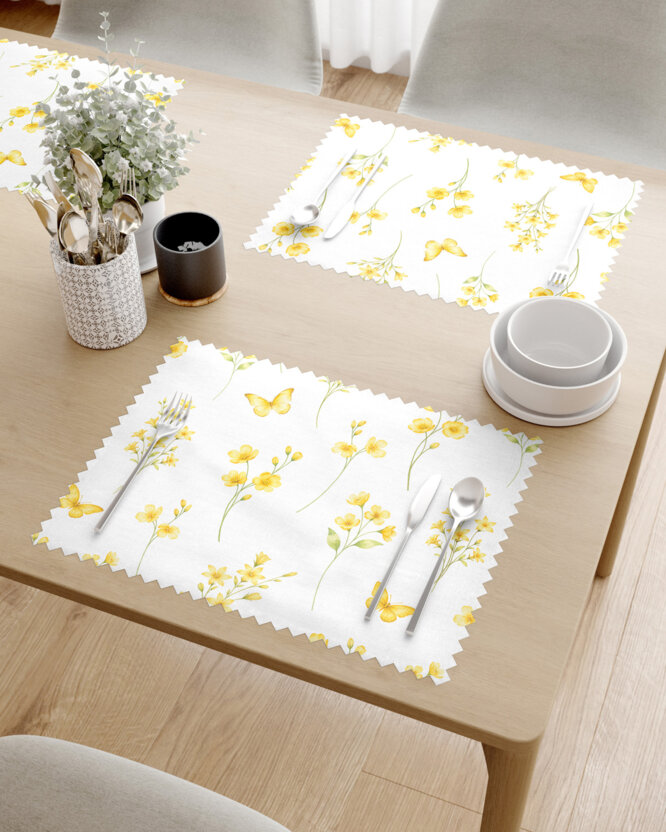 Placemat teflon - Gele weide - set van 2 stuks