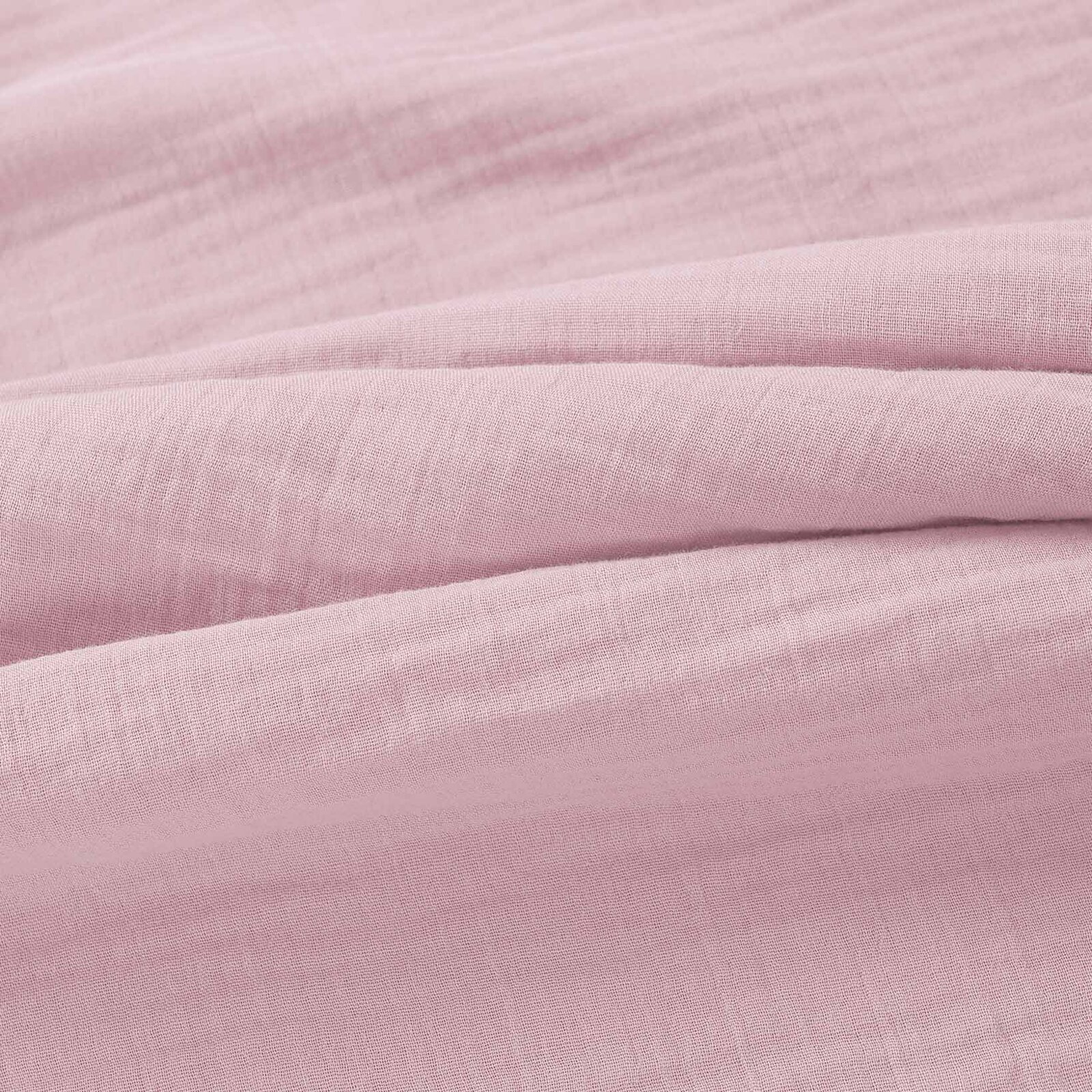 Mousseline stof - pastel roze