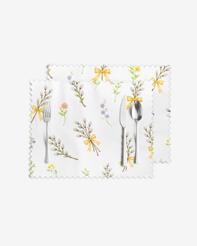 Lente tafelplacemat teflon - Katjes - set 2 stuks