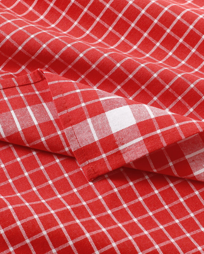 Keuken katoenen theedoek - Rood ruitpatroon