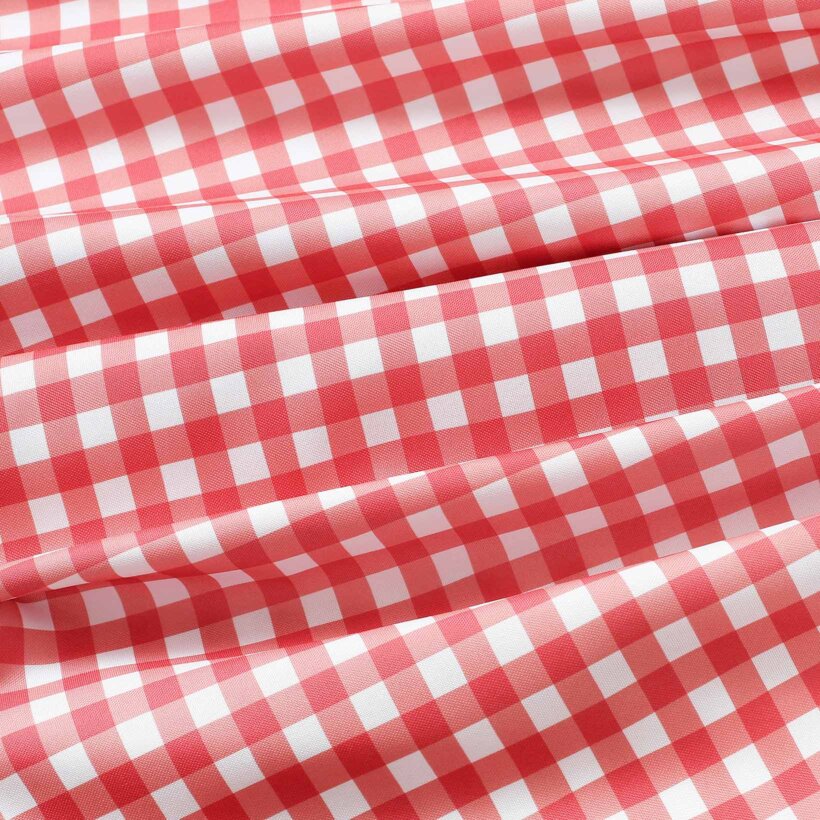 Teflon placemat - Rode ruitjes - set van 2 stuks