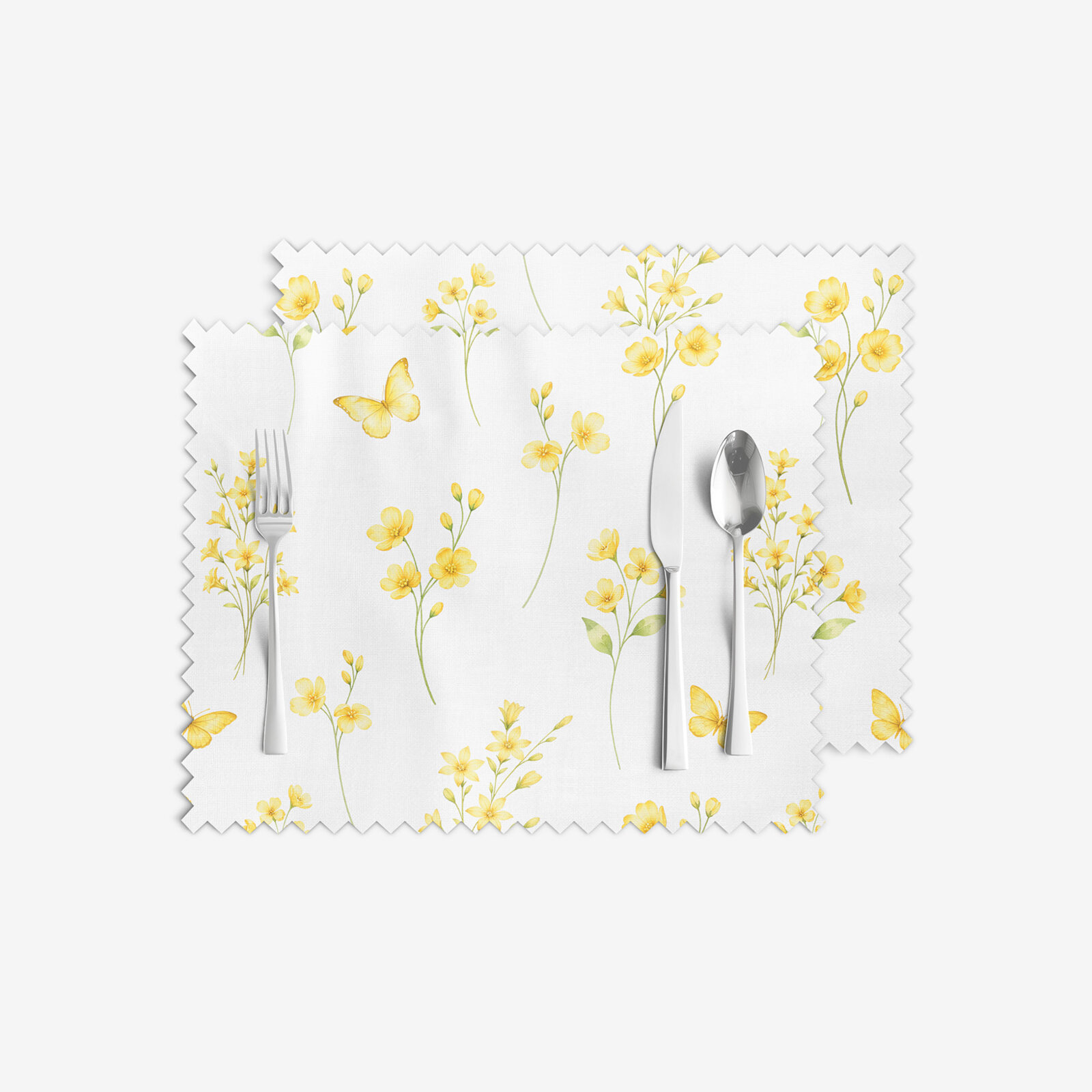 Placemat teflon - Gele weide - set van 2 stuks