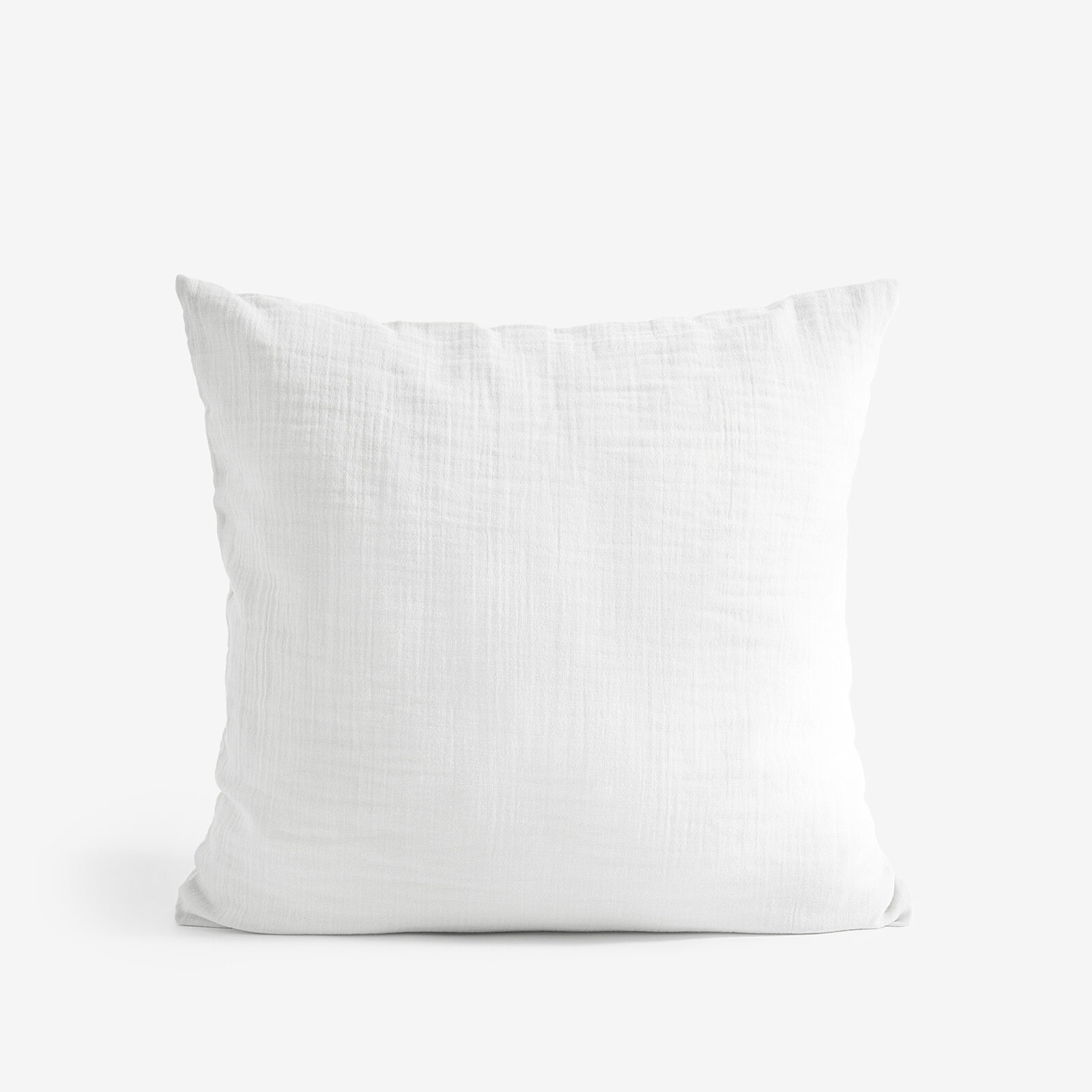 Mousseline kussensloop - wit