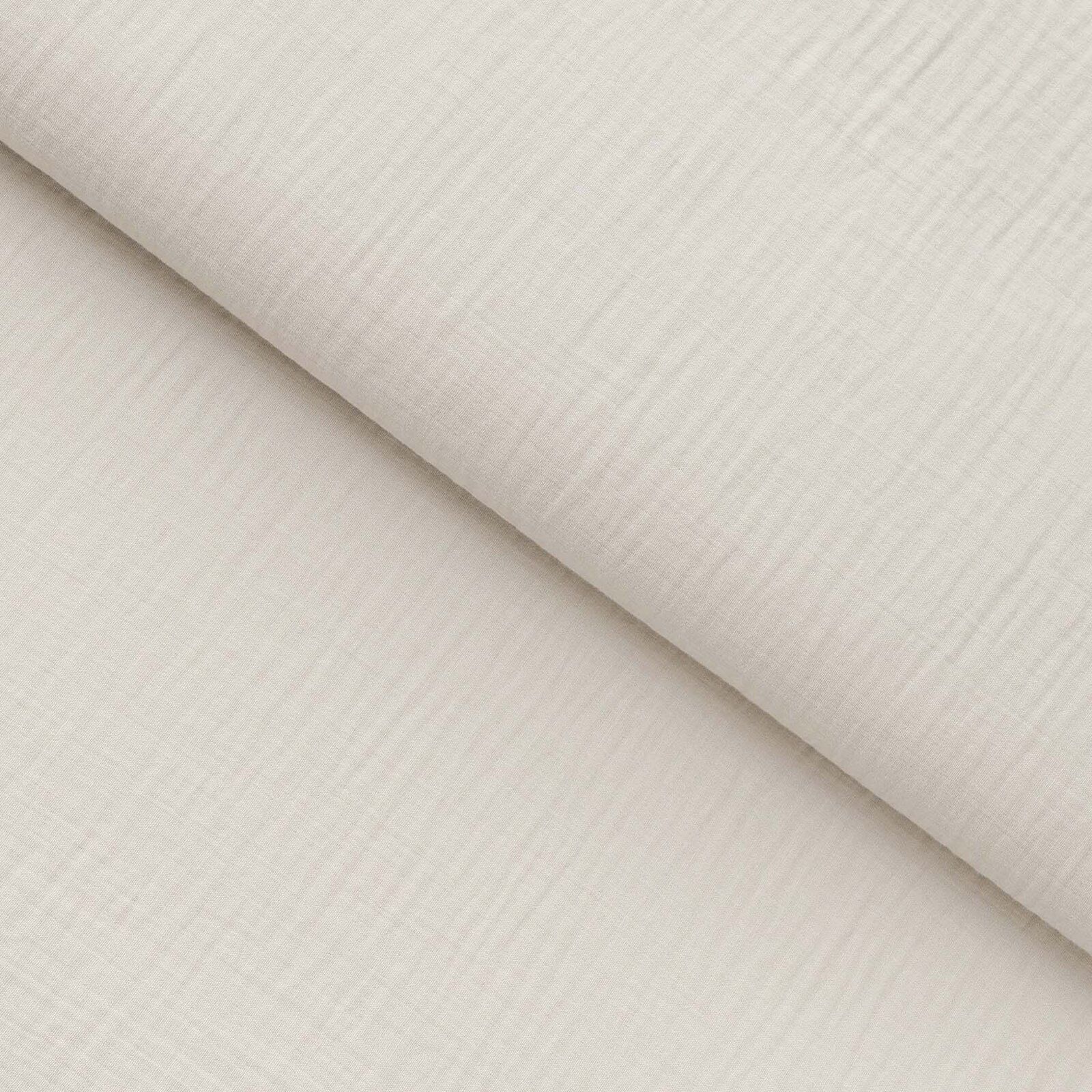 Mousseline stof - naturel