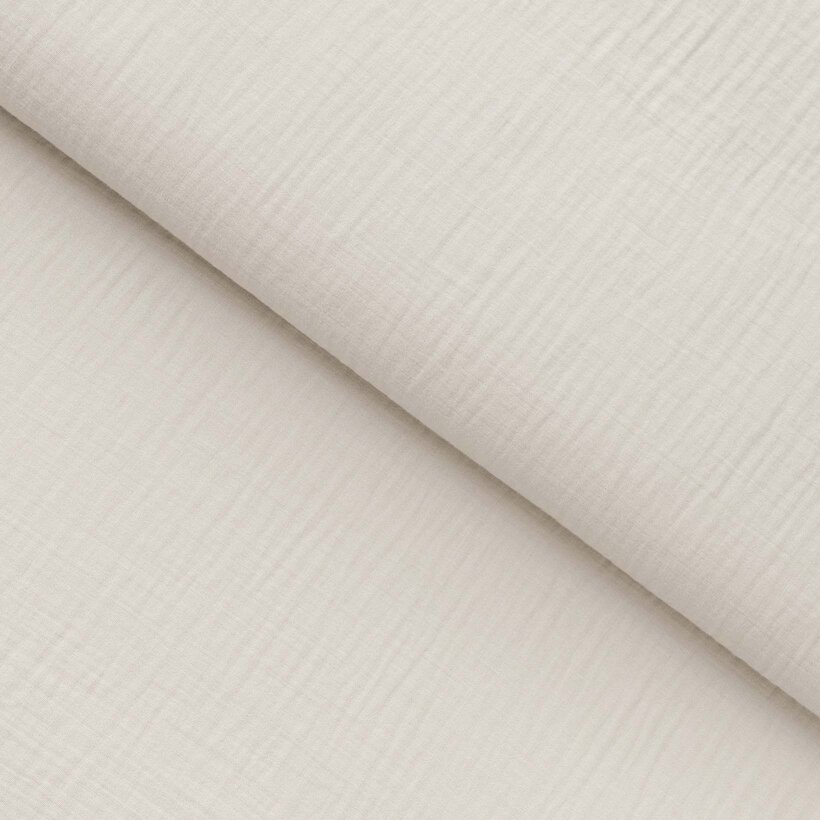 Mousseline stof - naturel
