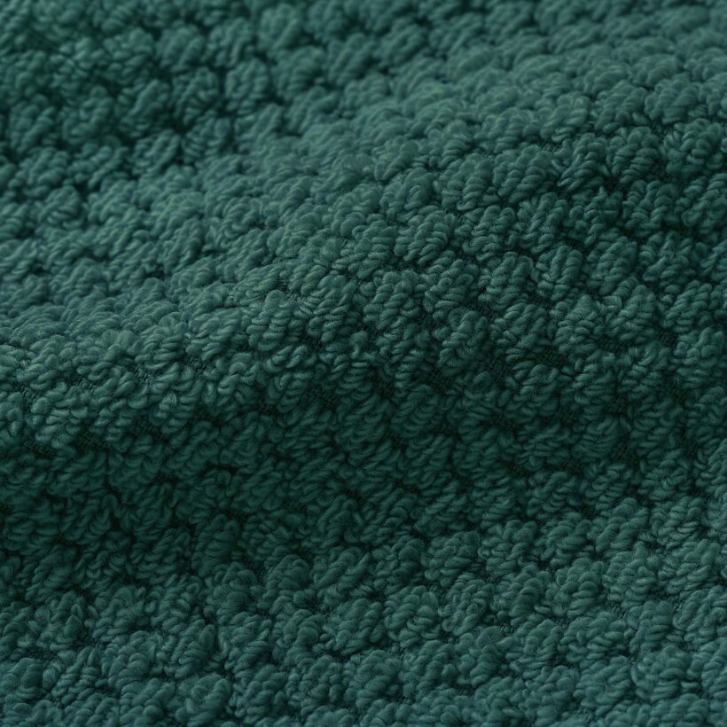 Katoenen badstof handdoek / badhanddoek Micro Pure - smaragdgroen