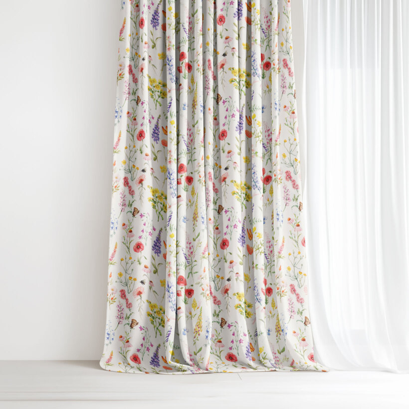 Decoratief gordijn Valencia - Bloeiende weide