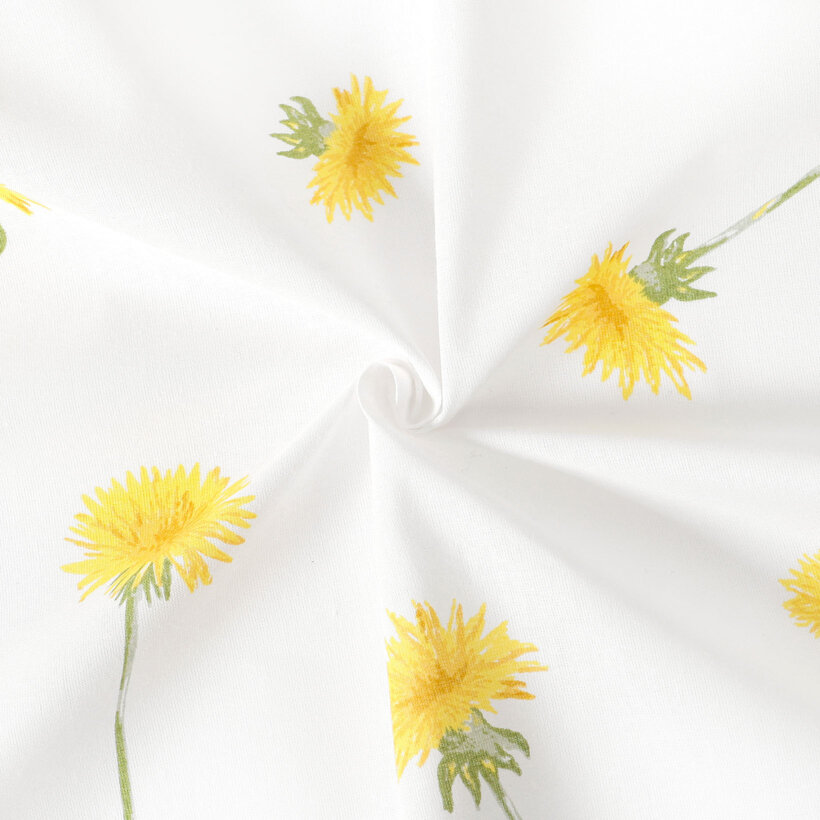Katoen renforcé - Paardenbloemen