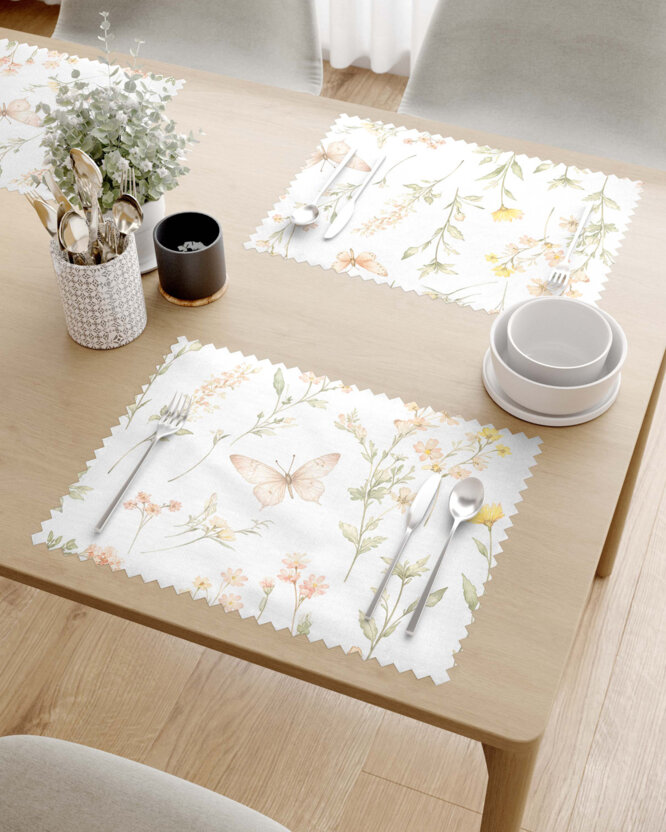 Tafelplacemat teflon - Vlindertuin - set 2 stuks