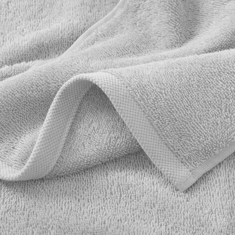 Kinder badstof handdoek - Kleurrijke tractoren op grijs