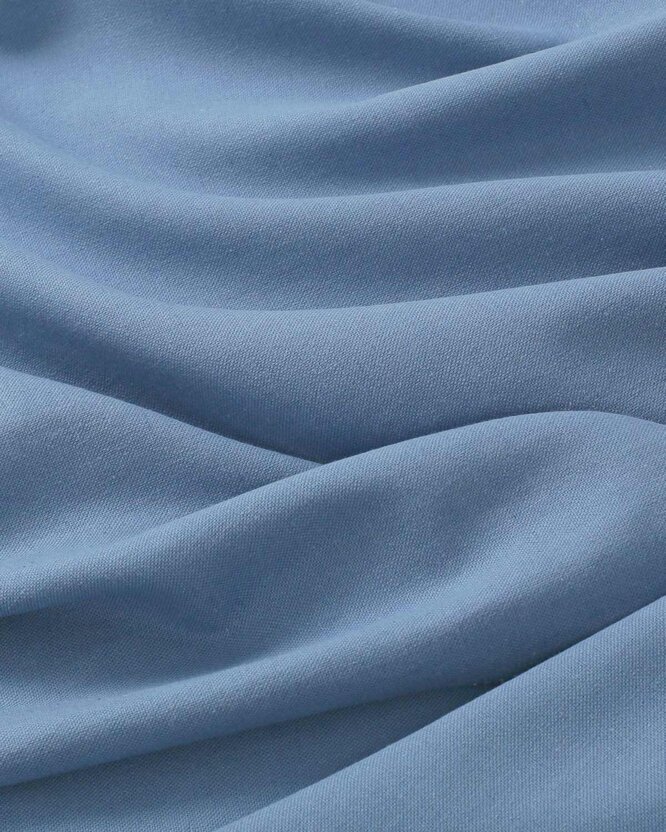 Naturel stof van linnenmix - blauw