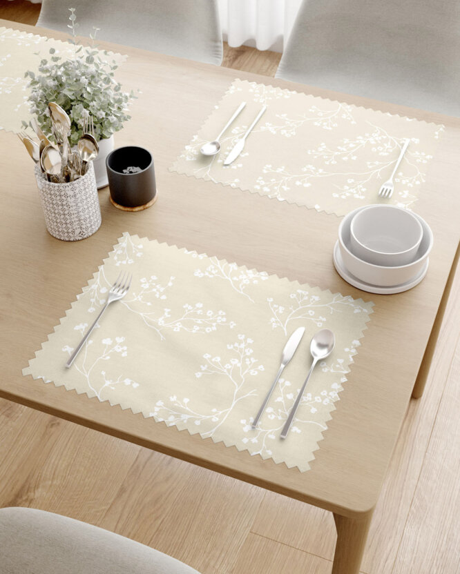 Tafelplacemat teflon - Klimplanten - set 2 stuks