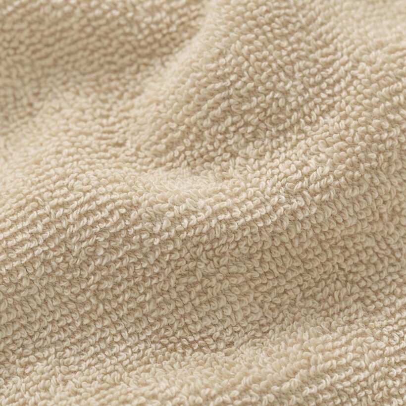 Katoenen badstof handdoek / badhanddoek Soft zonder boord - beige