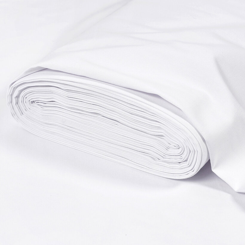 Katoenen twill - wit