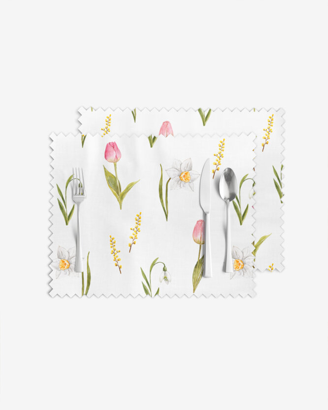 Tafelplacemat teflon - Vleugje lente - set 2 stuks
