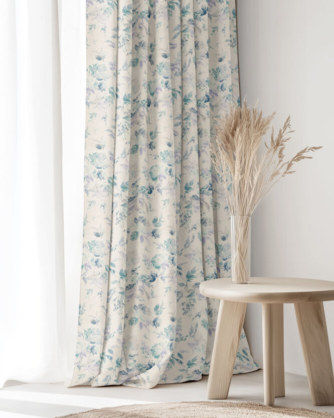 Decoratief gordijn Valencia - Plantenprints