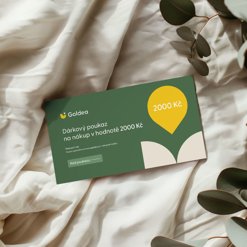 Digitale cadeaubon ter waarde van 2.000 Kč