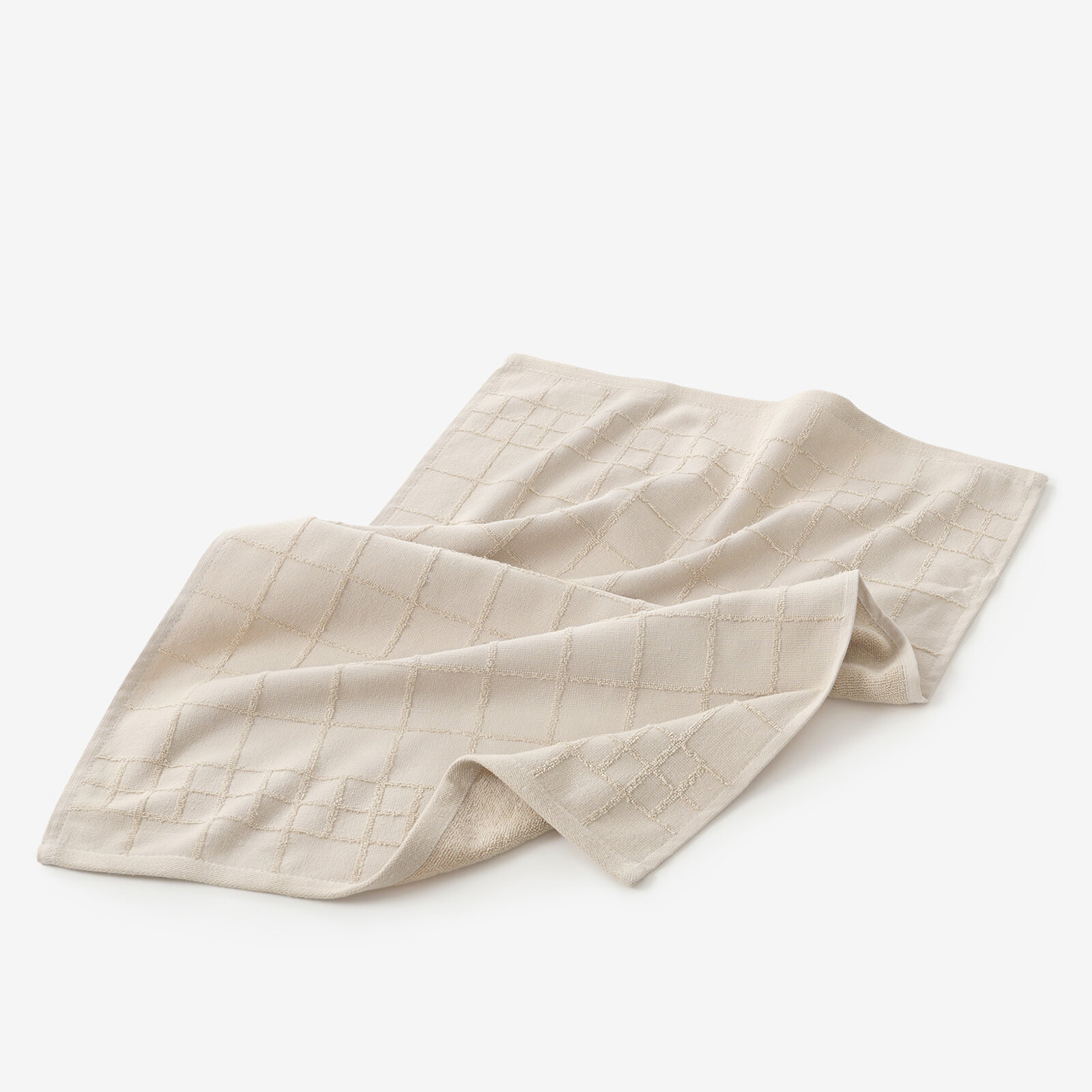 Badstof theedoek - beige